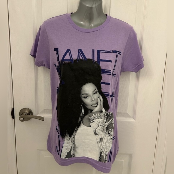 Janet Jackson Purple, Band Tshirt, Sz S - Picture 1 of 7